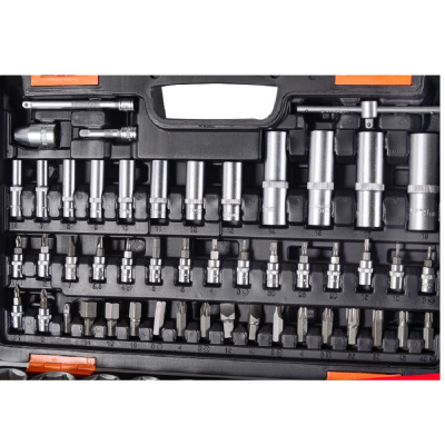 Набор инструментов, 1/2" , 1/4" , CrV, пластиковый кейс 94 предм 73/6/7/5