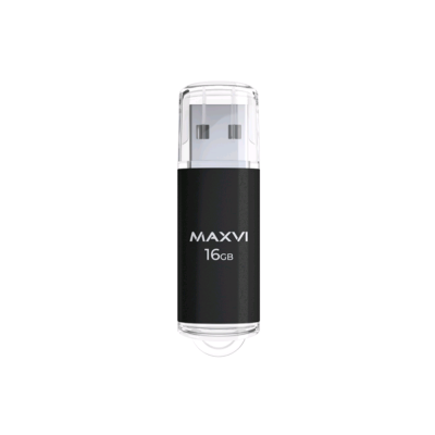 16GB Maxvi MP black (FD16GBUSB20C10MP)