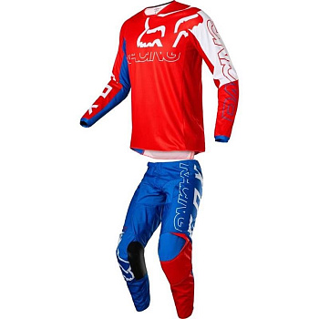FOX RACING 180 (Цвет: белый/красный/синий / Размер: 2XL)