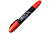 Маркер перманентный КВАЛИТЕТ красный (толщина линии 2-3 мм) круглый наконечник МП-К