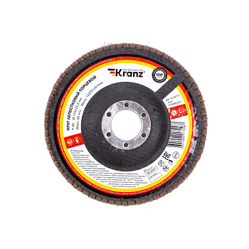 Круг лепестковый торцевой 125х22мм Р 40 Kranz