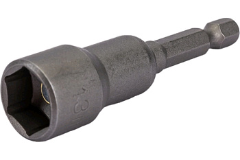 Головка Redverg магнитная торцевая шестигранная 1/4'' 13х65мм(720751)