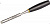 Стамеска "ЕВРО" плоская с пластмассовой ручкой, 12мм, STAYER Стамеска