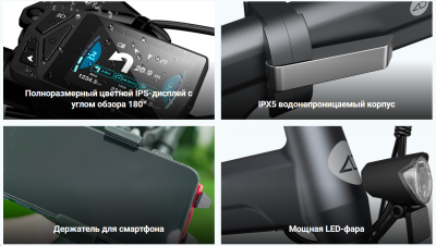 ADO Electric Bicycle A20S Air белый