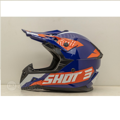 SHOT PULSE AIRFIT(синий/белый/оранжевый глянцевый, L, A07-21D1-C01-10)