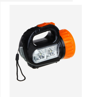 Фонарь ЧИНГИСХАН(Ермак) 223-001-прожектор 1 LED + 2 LED, 1+2 Вт, 3xАА