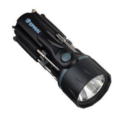 ЕРМАК 209-002 с инструментами, 8 в 1, 2 LED, 2 режима, 3xAAA, пластик, металл