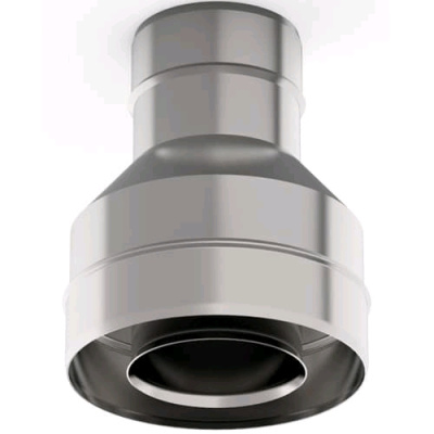 Оголовок-переход ф 150х220, AISI 439/439, 0,5мм/0,5мм, (К), тип-2