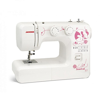 Janome Sew Cat 57 белый/рисунок