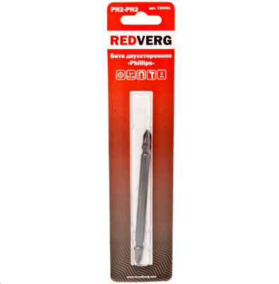 Бита Redverg PH2-PH2 двусторонняя х110(720601)