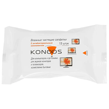 Konoos KSN-15 ДЛЯ ЭКРАНОВ, СМАРТФОНОВ, КПК, 15ШТ.