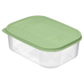 Контейнер пл 1,3л для продуктов прямоуг Verona зеленый