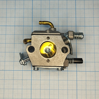 Карбюратор для бензинового двигателя 45/50/55/62см3 (без подкачки, 2 трубки) (870401)