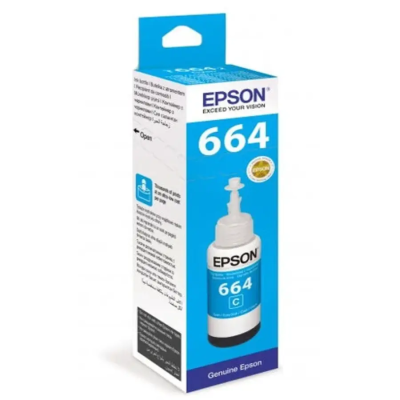 Epson Original T6642 C13T664298 Cyan для L100 70ml