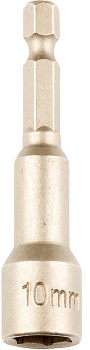 Головка Redverg магнитная торцевая шестигранная 1/4'' 10х65мм(720731)